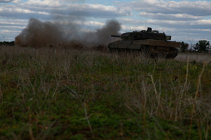 Минобороны сообщило об уничтожении танка Leopard в зоне СВО Минобороны сообщило об уничтожении танка Leopard в зоне СВО