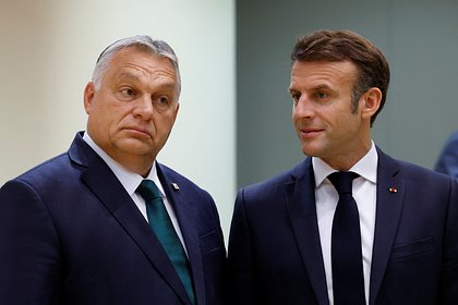 Орбан анонсировал переговоры с Макроном в Париже Орбан анонсировал переговоры с Макроном в Париже