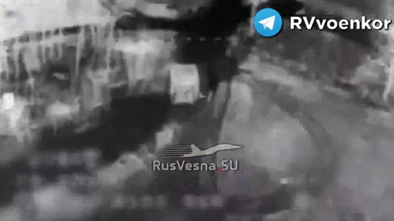 Мощное уничтожение натовской техники около Красноармейска сняли на видео
