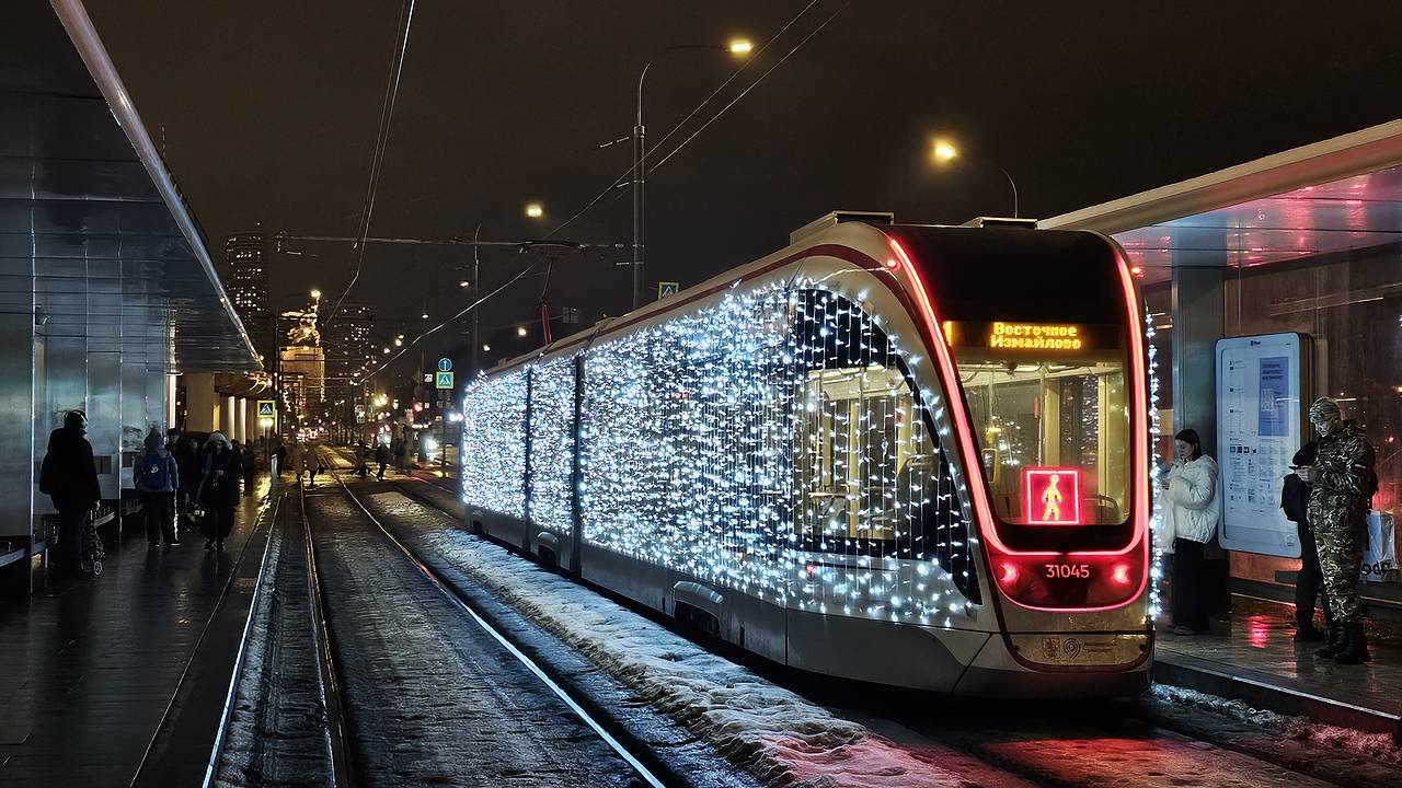 В Москве изменяли время работы общественного транспорта в рождественскую ночь