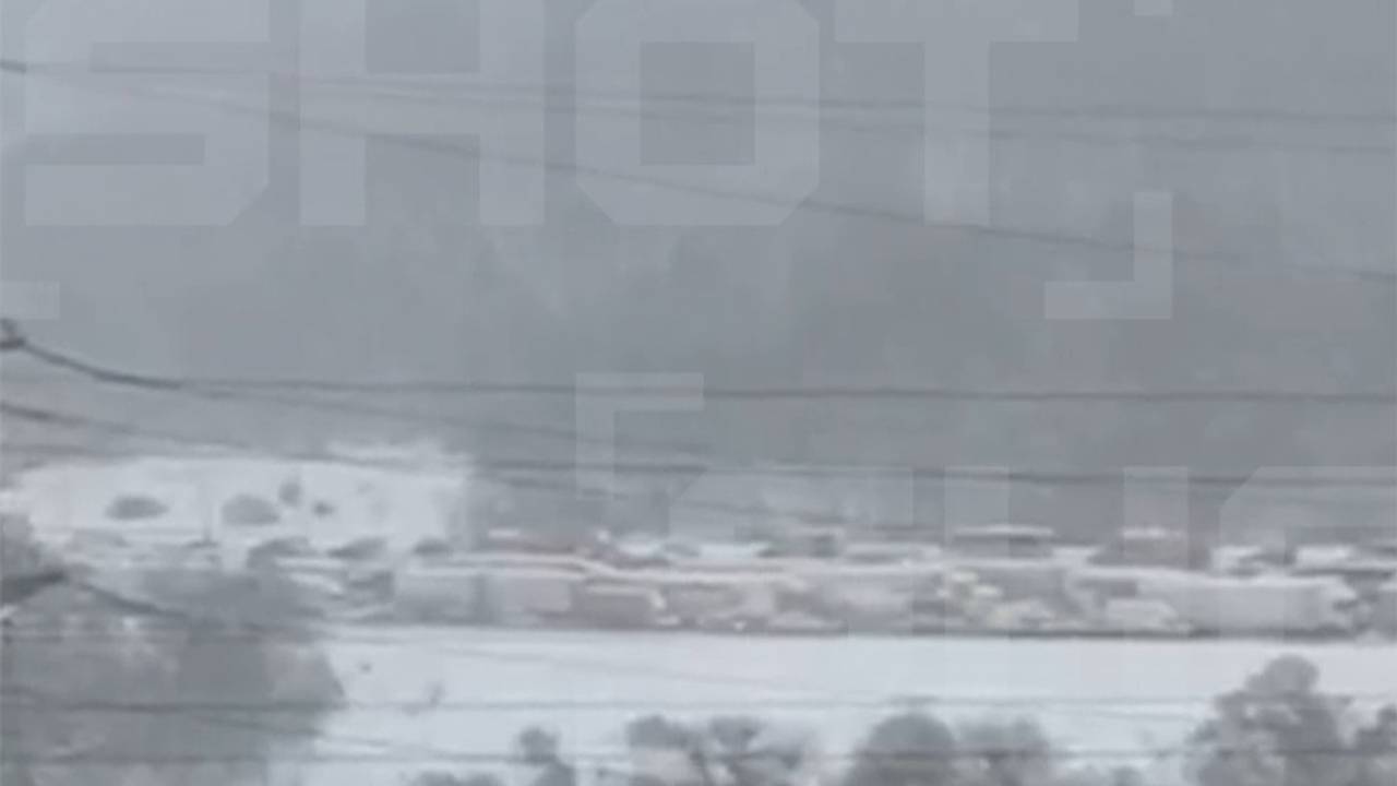 Многокилометровая пробка на МКАДе попала на видео