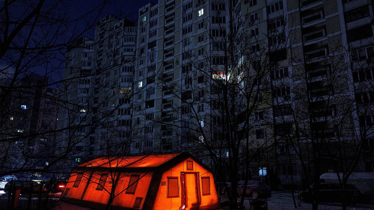 В Киеве произошел почти полный блэкаут