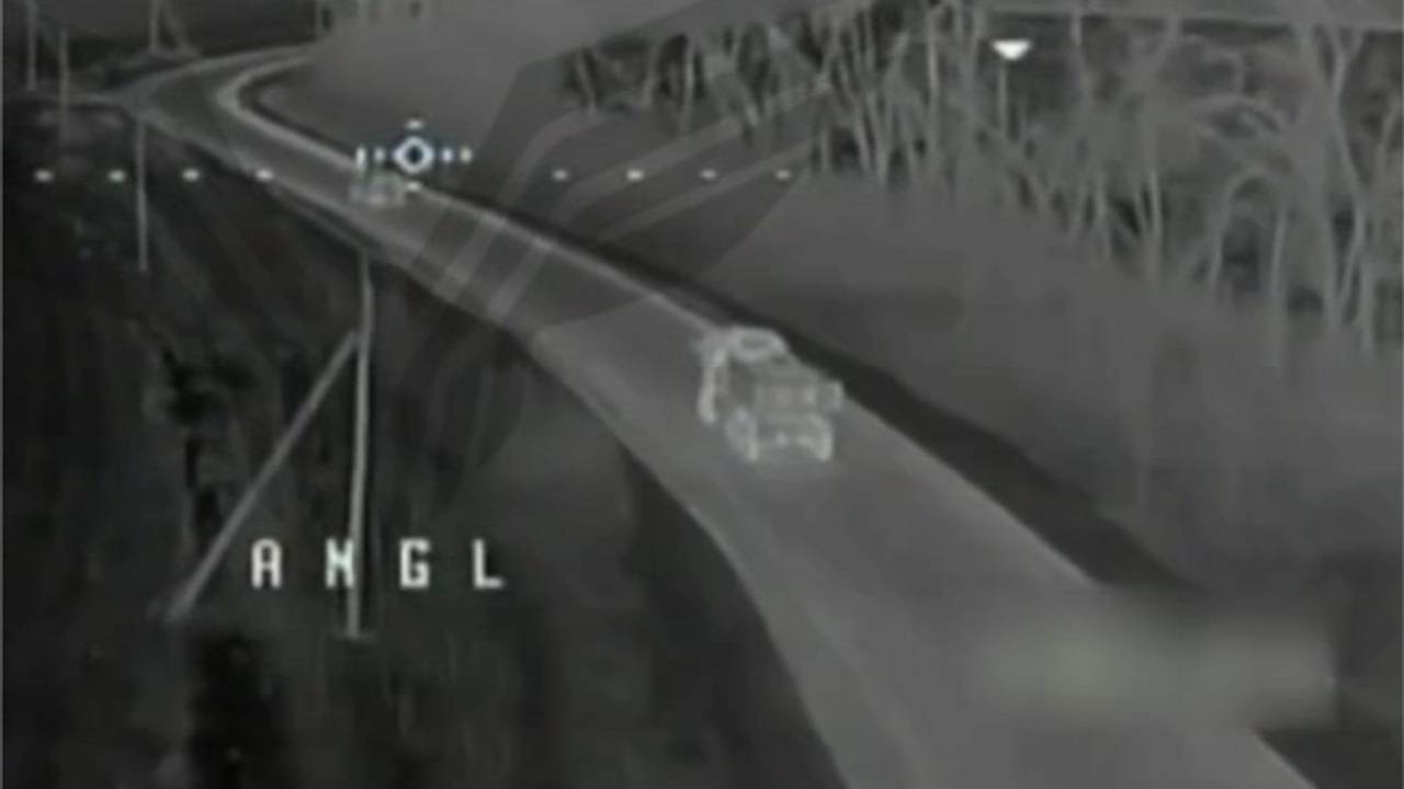 Опубликовано уникальное видео с уничтожившего HIMARS ударного дрона
