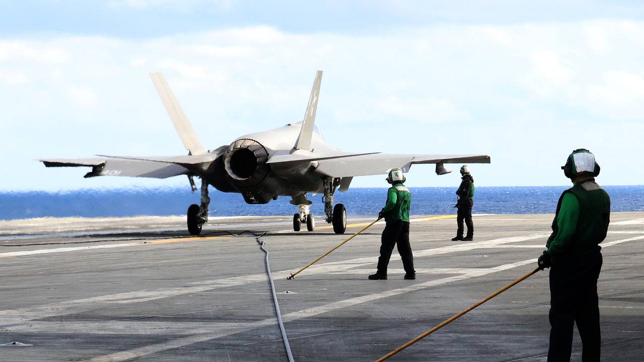 Раскрыты подробности удара американского F  35C по иранскому Shahed  139