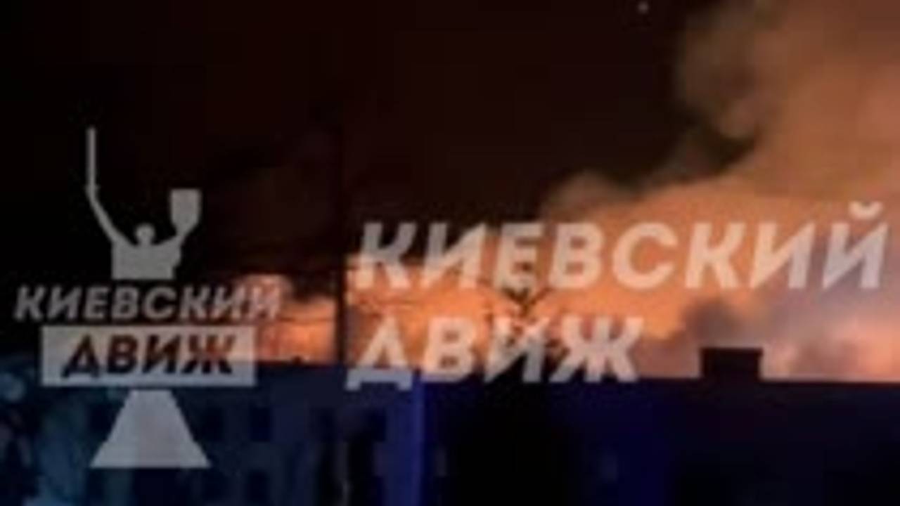«Шахед» ударил по складу Roshen в Киевской области и попал на видео