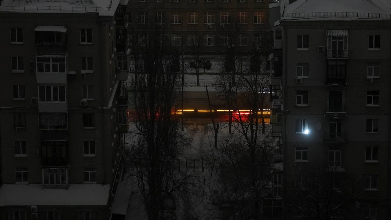 Киевляне перекрыли улицы из-за отсутствия света