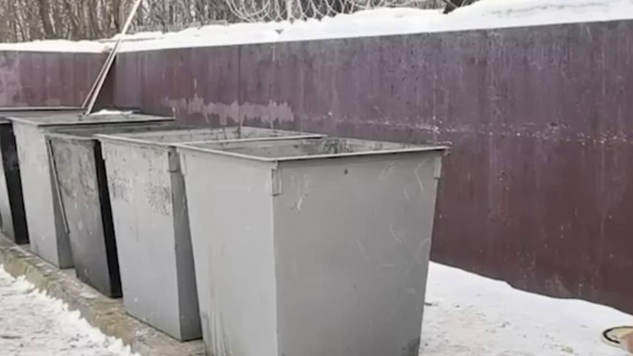 В российском городе в борьбе с соседями мусорку обнесли колючей проволокой