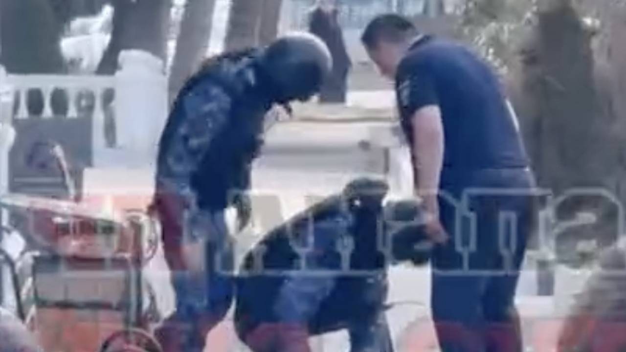 Стрельба у техникума в Анапе попала на видео