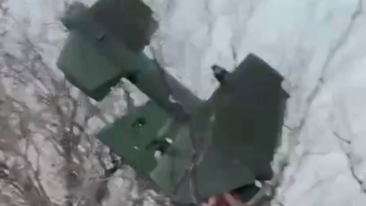 Использование антидроновой «Елки» показали на видео