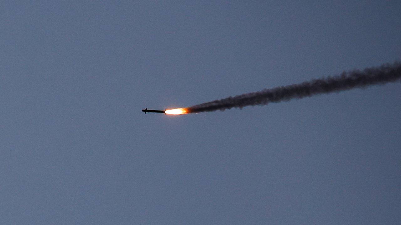 Полет ракет в сторону Ирана показали на видео