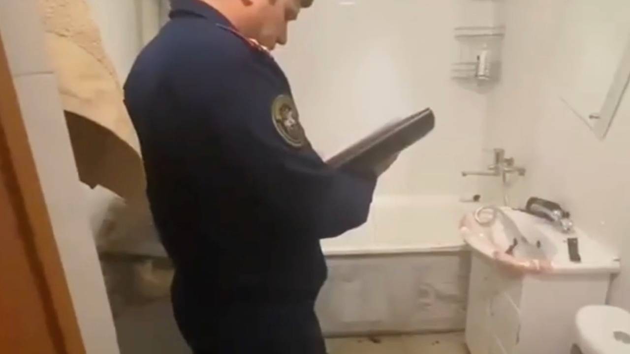 Появилось видео с места происшествия с изрезанным матерью 12-летним школьником