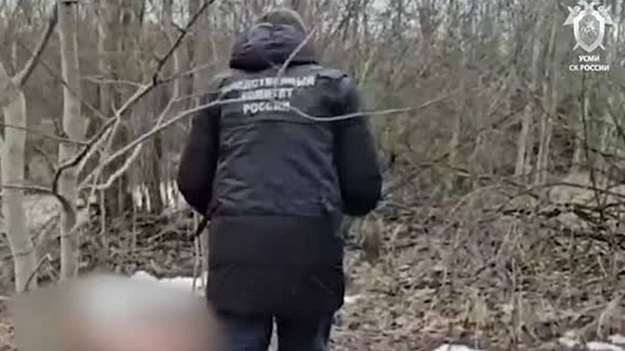 Место тайного захоронения изрезанного 17-летнего юноши попало на видео