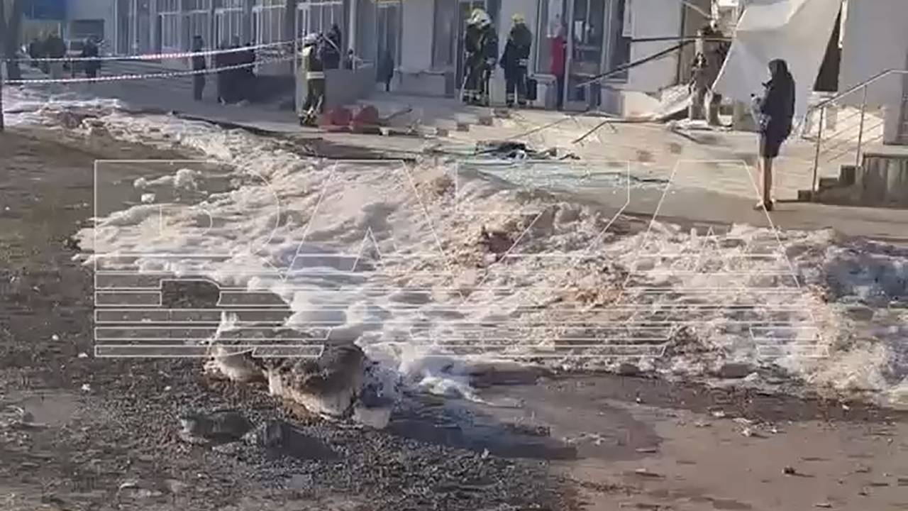 Взорванный банкомат Россельхозбанка попал на видео