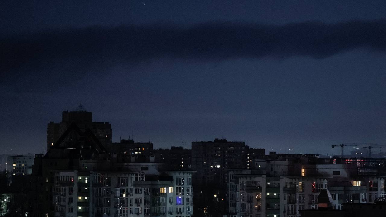 Киев затянуло дымом
