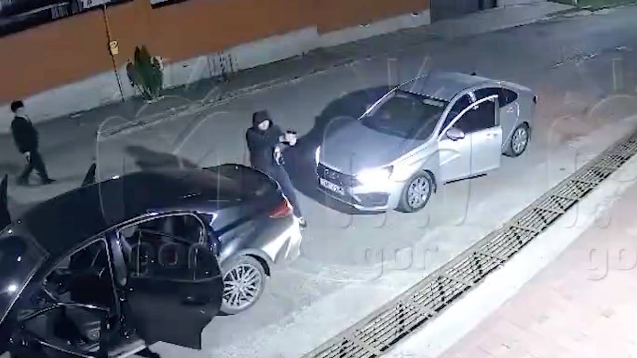 Перестрелка в российском регионе попала на видео