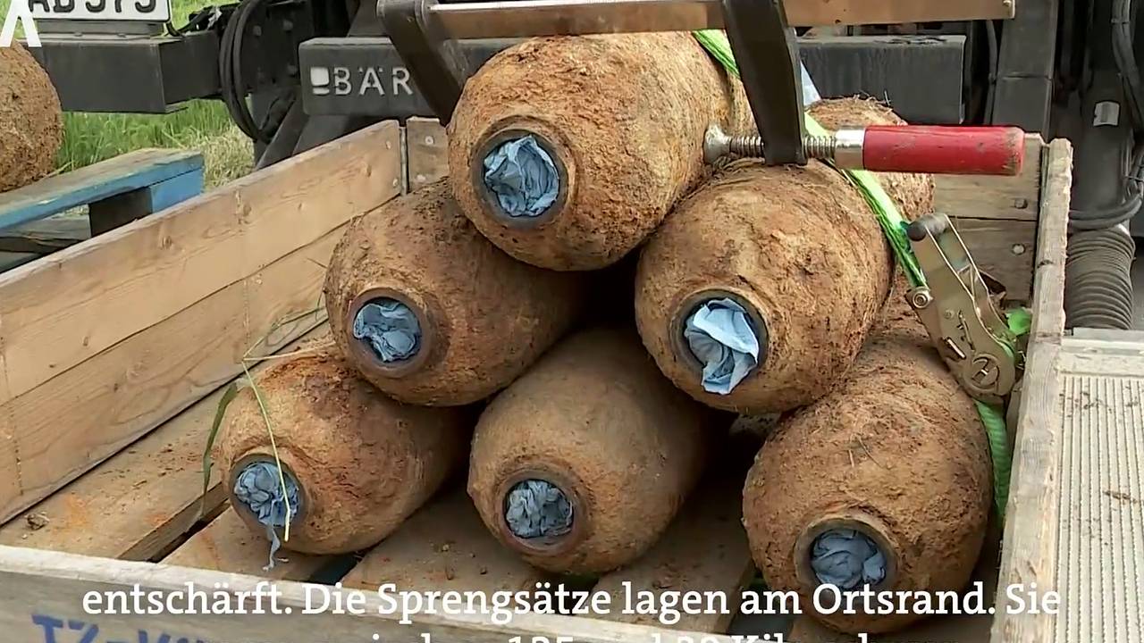 В Германии нашли американские бомбы времен Второй мировой войны