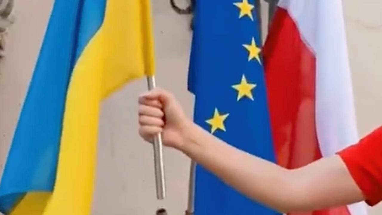Кандидат на пост мэра Кракова опубликовала провокационное видео с украинским флагом