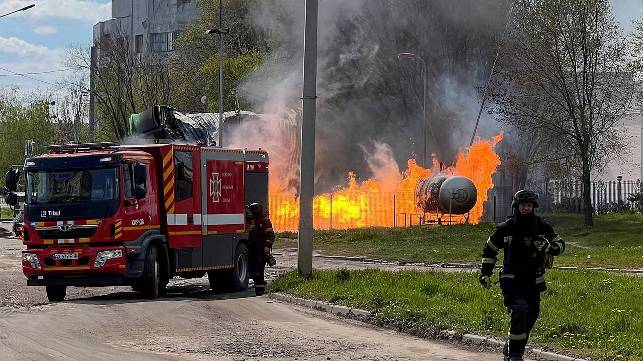 В одном из городов Украины уничтожили все АЗС