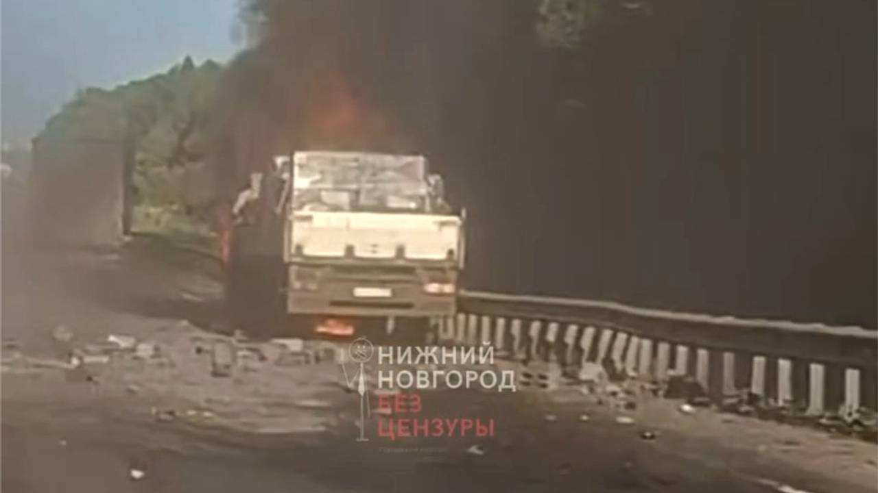 В российском регионе водитель заживо сгорел в машине в момент ДТП