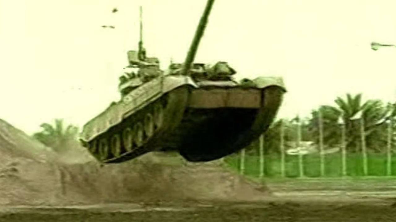 Полет российского Т-80У показали на видео