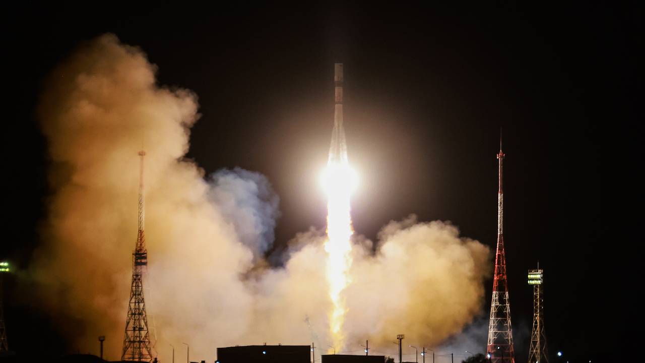 Корабль «Союз МС‑29» состыковали с переходным отсеком