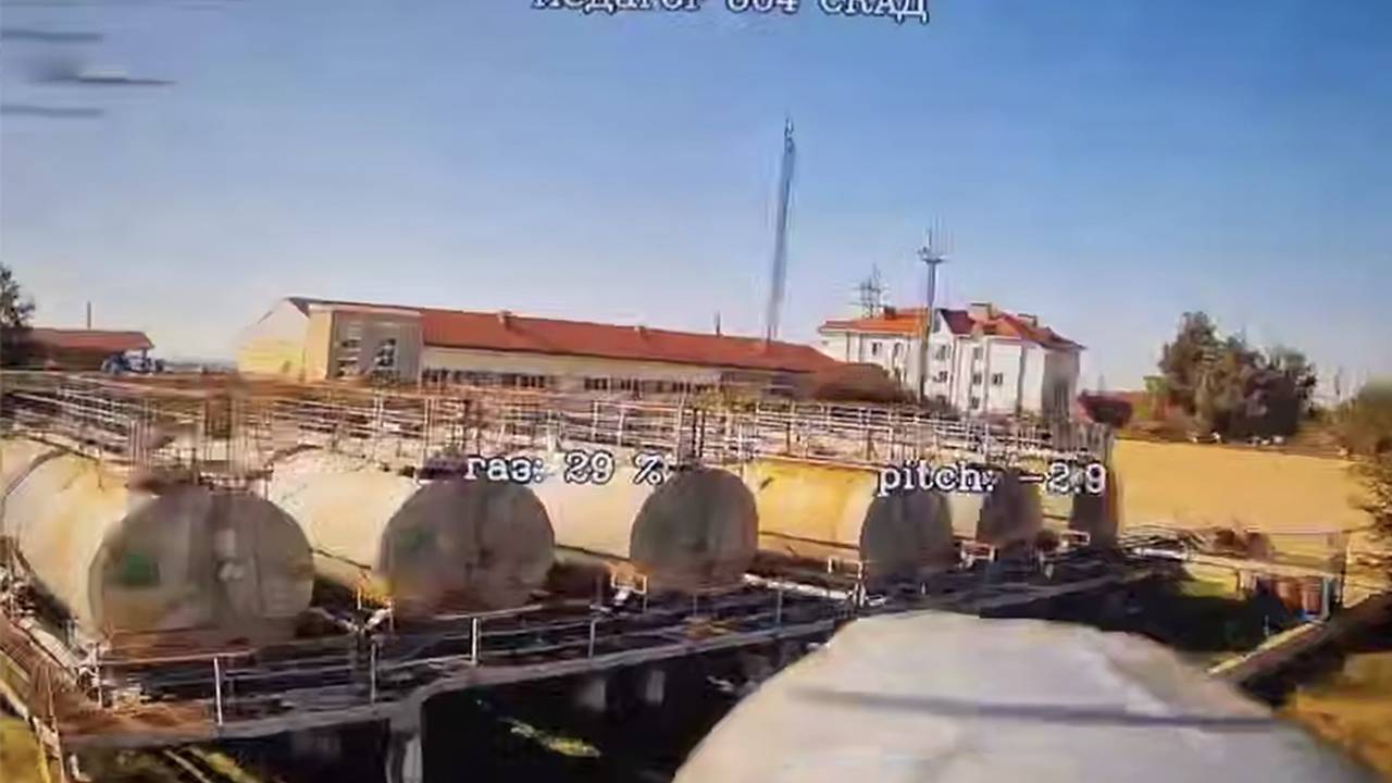 Удар России по ключевому узлу газотранспортной системы Украины попал на видео