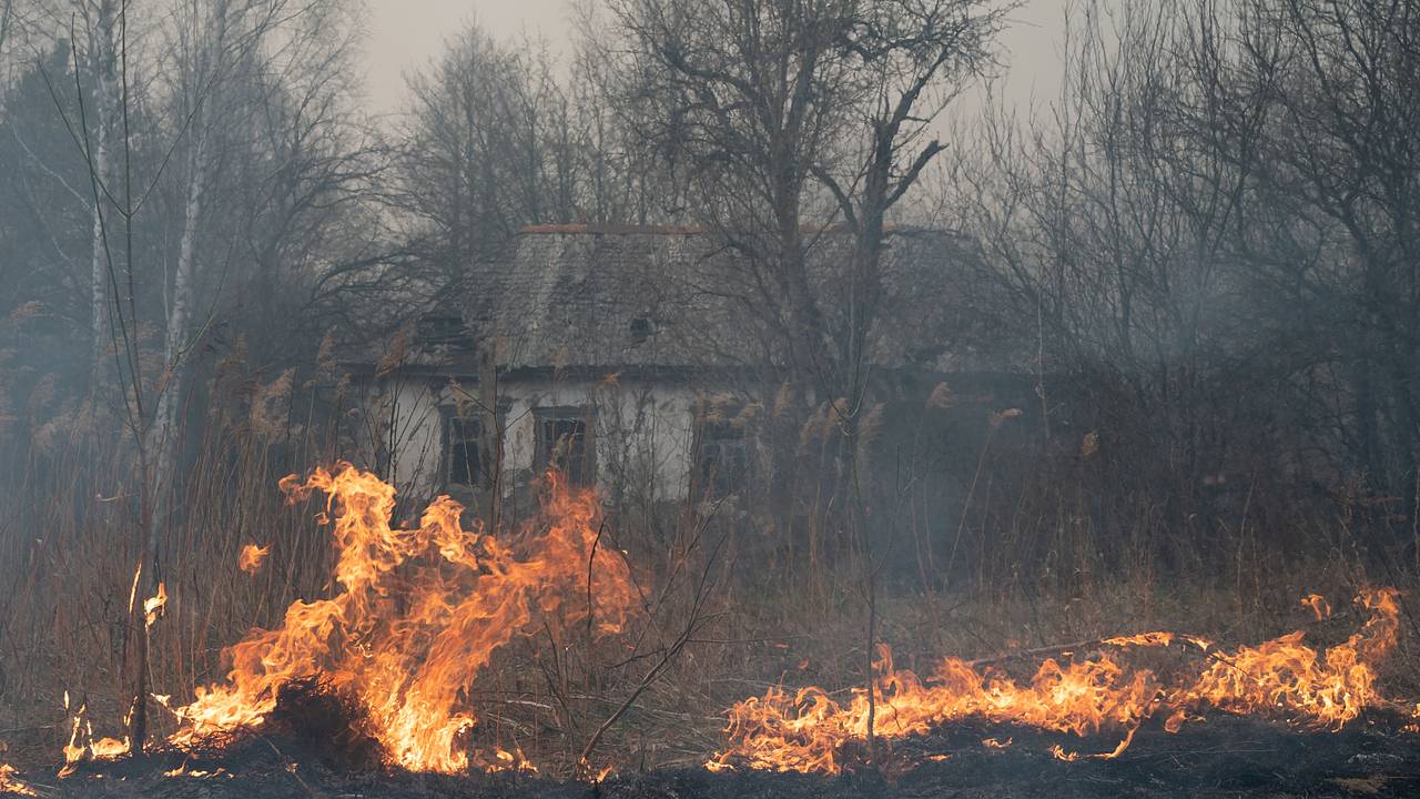 В Чернобыле вновь разгорелся пожар